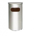 Stainless Steel Semi Round Bin Flat Top