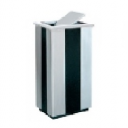 Stainless Steel + Powder Coating Rectangular Flip Top Bin