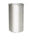 Stainless Steel Semi Round Bin Open Top