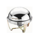 721B Round Roll - Top Chafing Dish Gold Plated