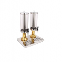 Double Tank Gold Plated Juice Dispenser